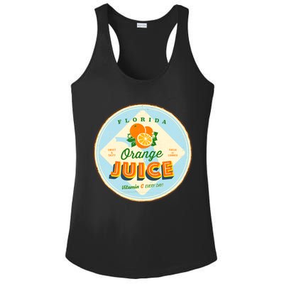 Florida Orange Juice Vitamin C Everyday Ladies PosiCharge Competitor Racerback Tank
