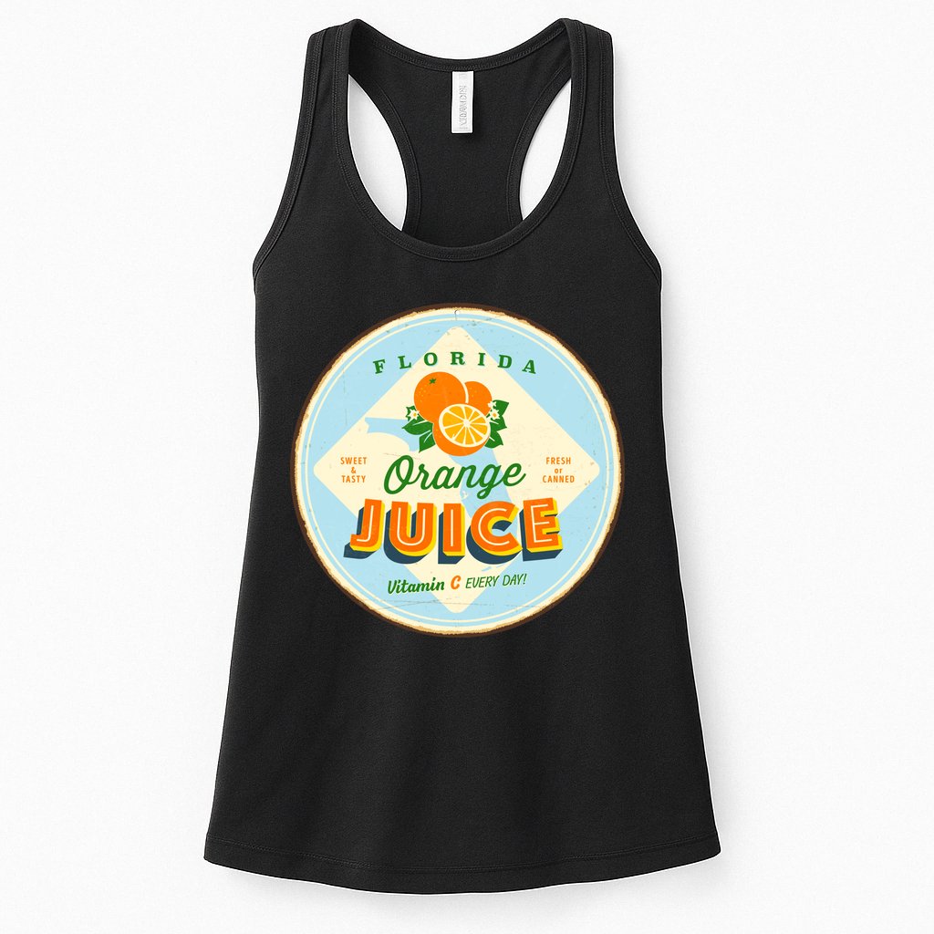Florida Orange Juice Vitamin C Everyday Womens Tank Top