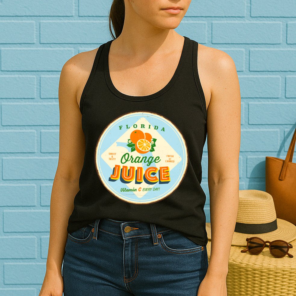 Florida Orange Juice Vitamin C Everyday Womens Tank Top