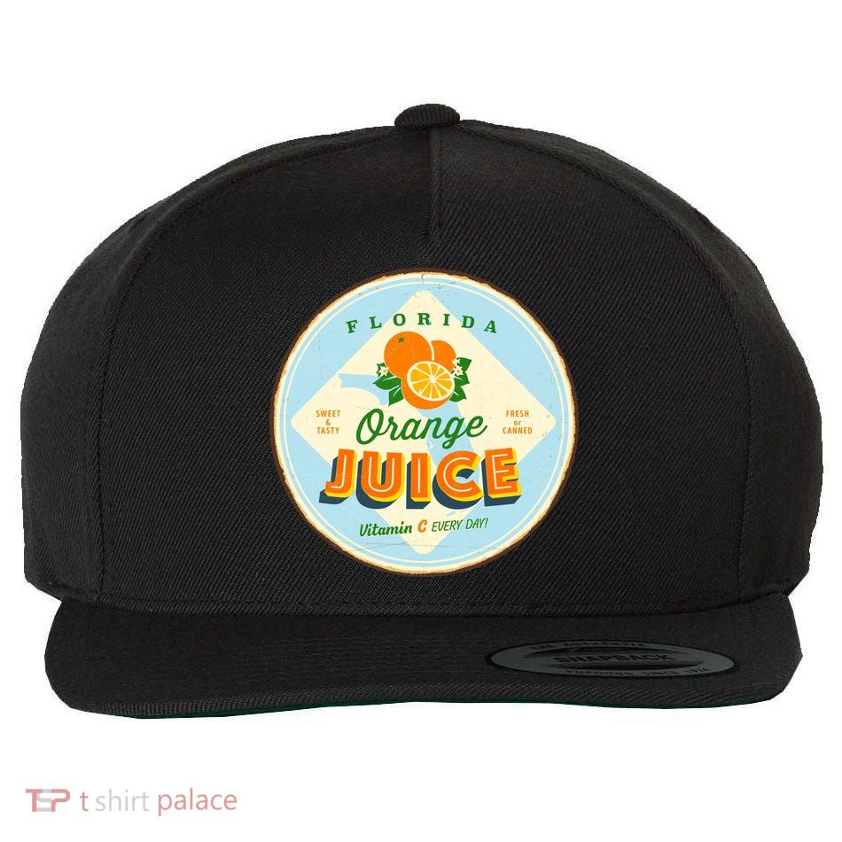Florida Orange Juice Vitamin C Everyday Wool Snapback Cap