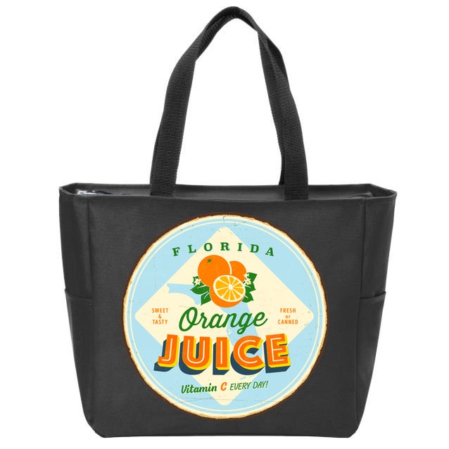 Florida Orange Juice Vitamin C Everyday Zip Tote Bag