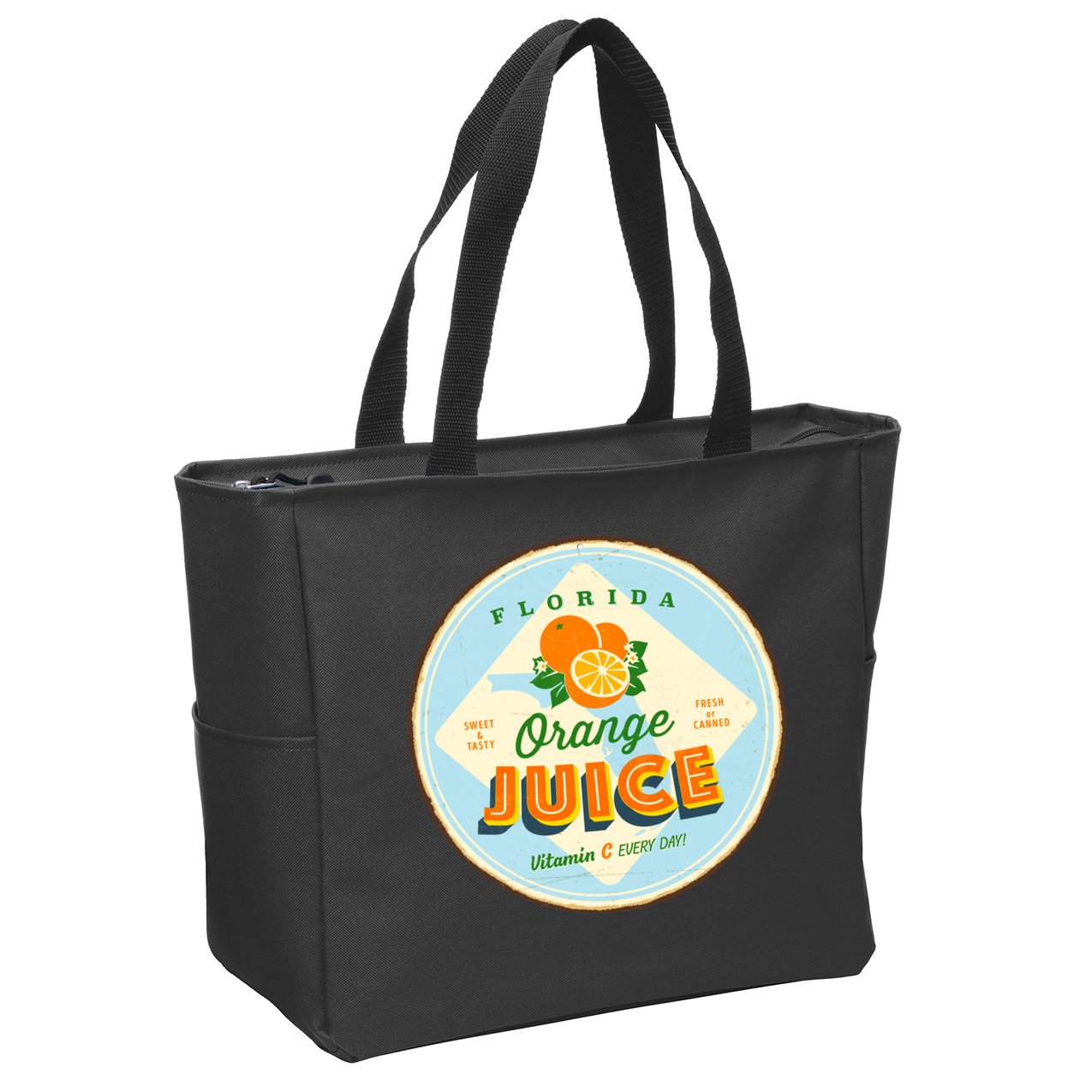 Florida Orange Juice Vitamin C Everyday Zip Tote Bag