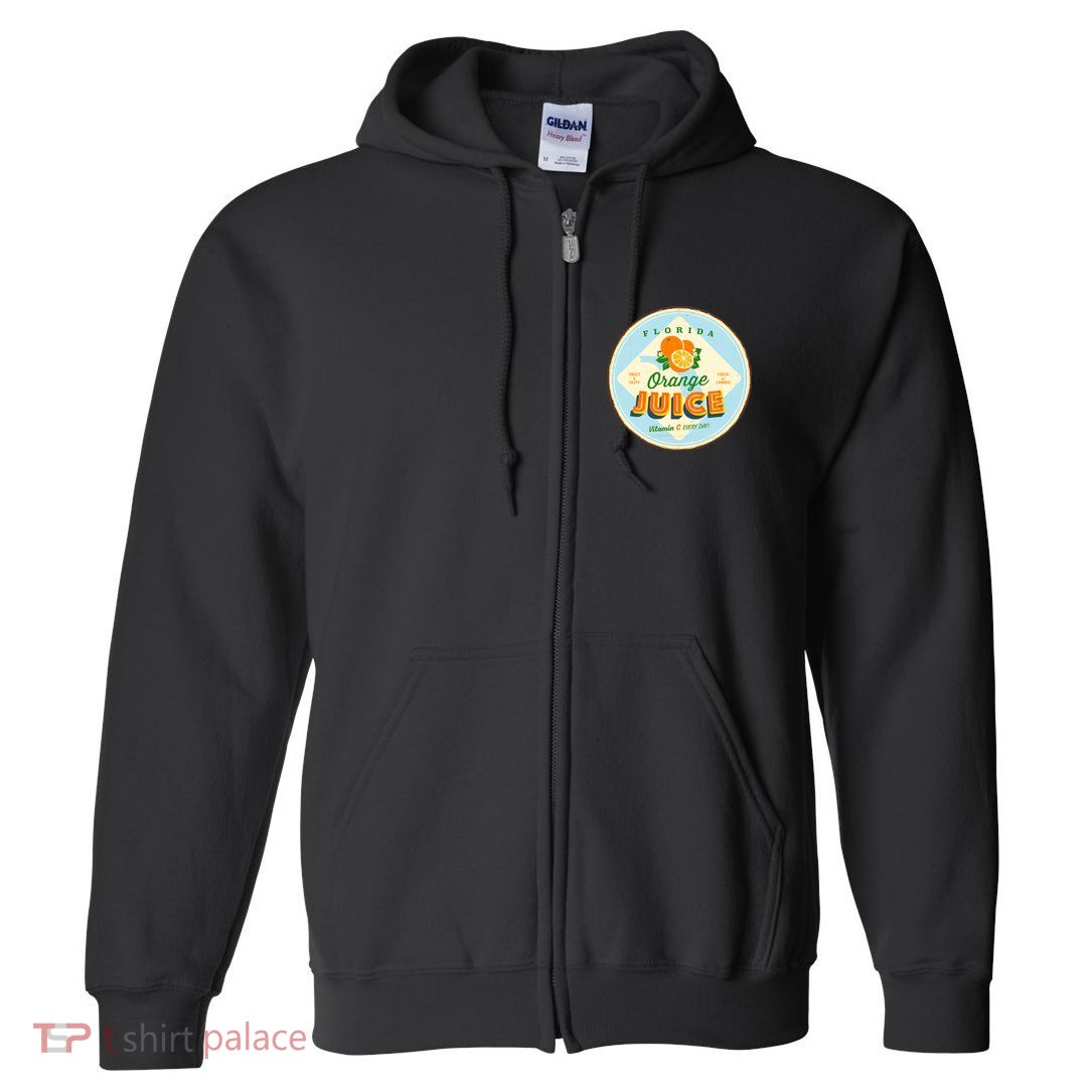 Florida Orange Juice Vitamin C Everyday Full Zip Hoodie