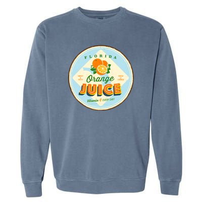 Florida Orange Juice Vitamin C Everyday Garment-Dyed Sweatshirt