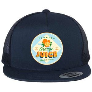 Florida Orange Juice Vitamin C Everyday Flat Bill Trucker Hat