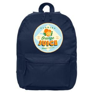 Florida Orange Juice Vitamin C Everyday 16 in Basic Backpack