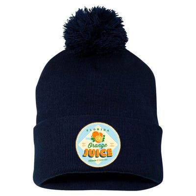 Florida Orange Juice Vitamin C Everyday Pom Pom 12in Knit Beanie