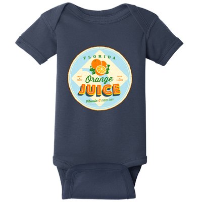 Florida Orange Juice Vitamin C Everyday Baby Bodysuit