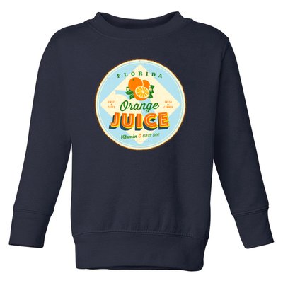 Florida Orange Juice Vitamin C Everyday Toddler Sweatshirt