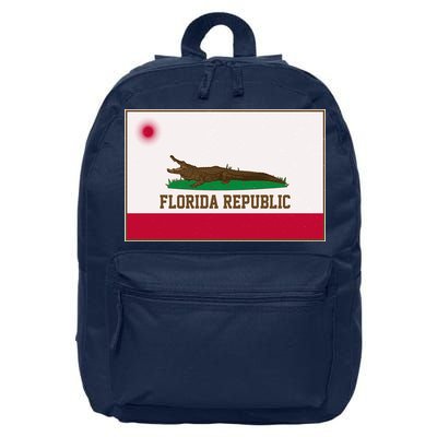 Florida Republic Vintage Alligator Flag 16 in Basic Backpack