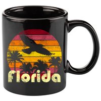 Florida Retro Sunset 11oz C Handle Ceramic Mug