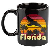 Florida Retro Sunset 11oz C Handle Ceramic Mug