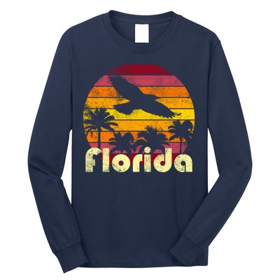 Florida Retro Sunset Long Sleeve Shirt