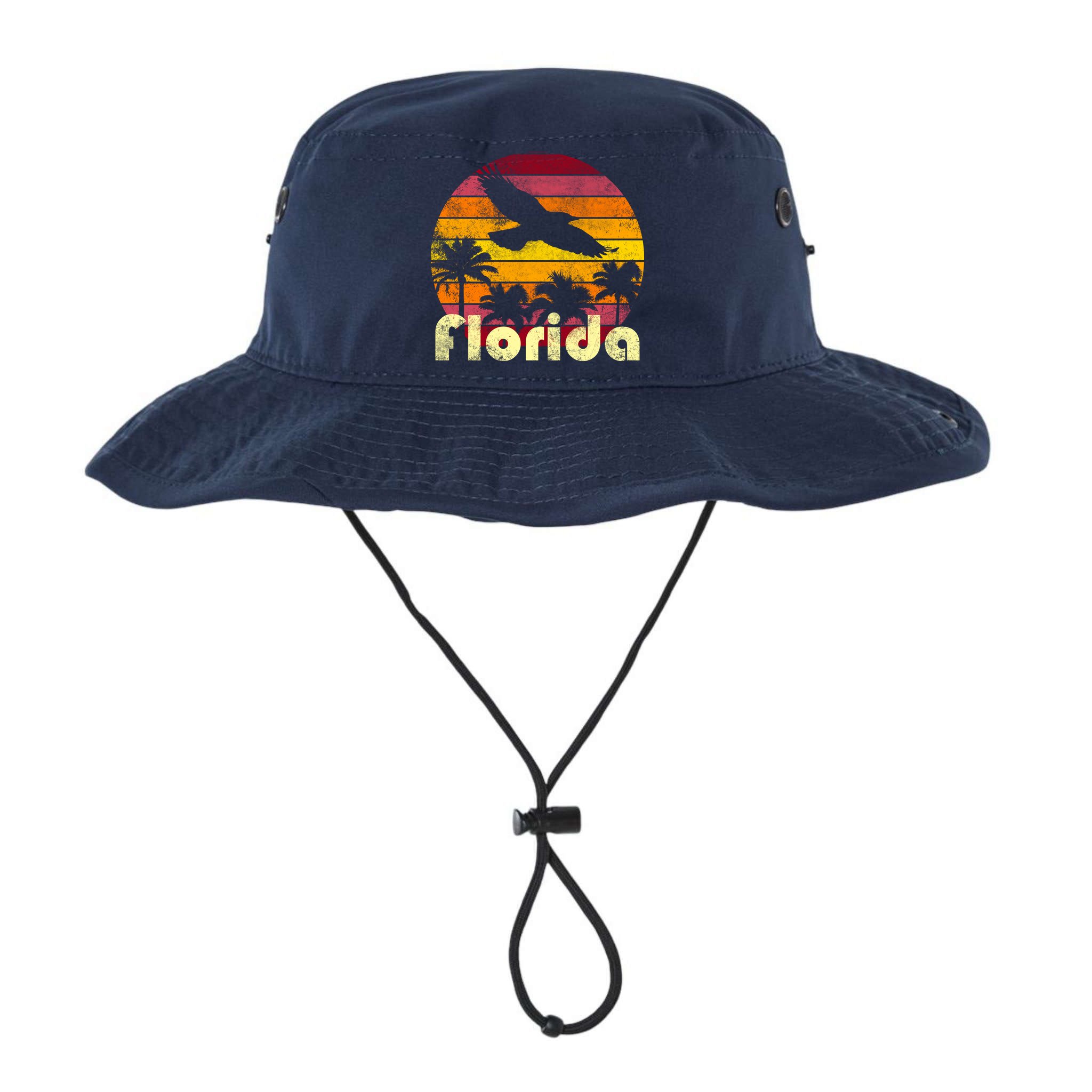 Florida Retro Sunset Bucket Hat