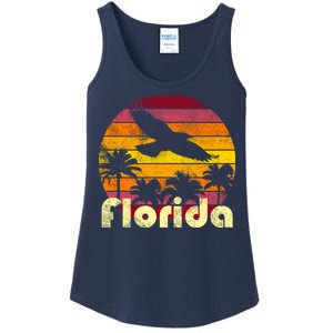 Florida Retro Sunset Ladies Essential Tank