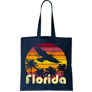 Florida Retro Sunset Tote Bag