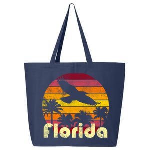 Florida Retro Sunset 25L Jumbo Tote