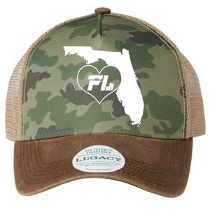 Florida State FL Heart Legacy Tie Dye Trucker Hat