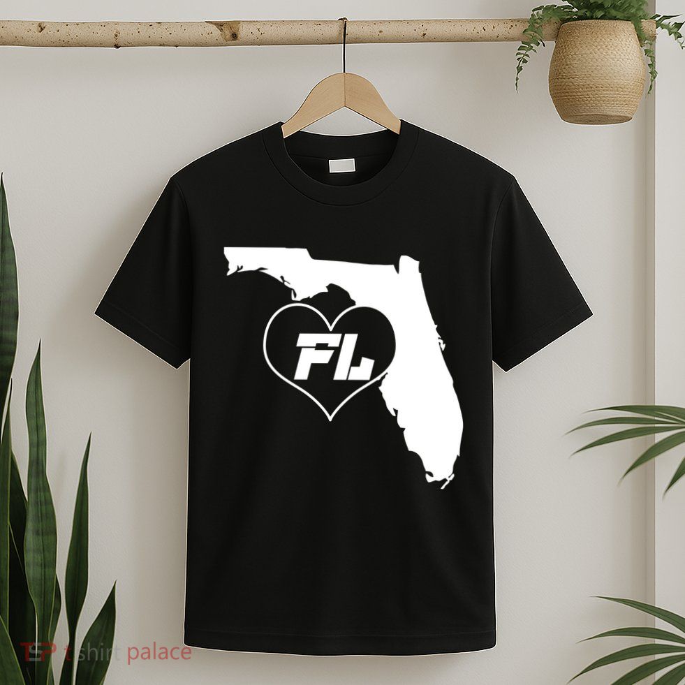 Florida State FL Heart T-Shirt