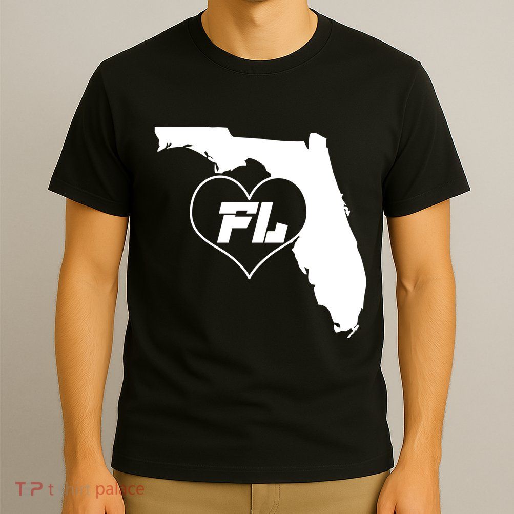 Florida State FL Heart T-Shirt