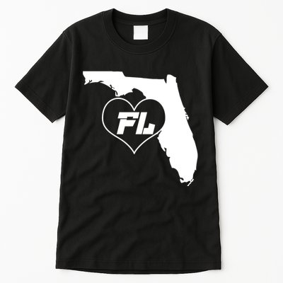 Florida State FL Heart Tall T-Shirt