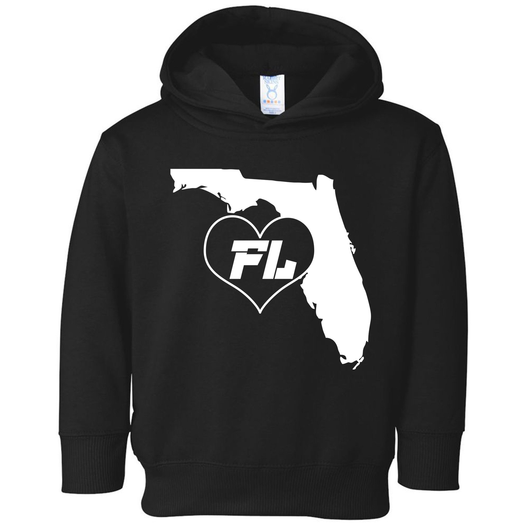 Florida State FL Heart Toddler Hoodie