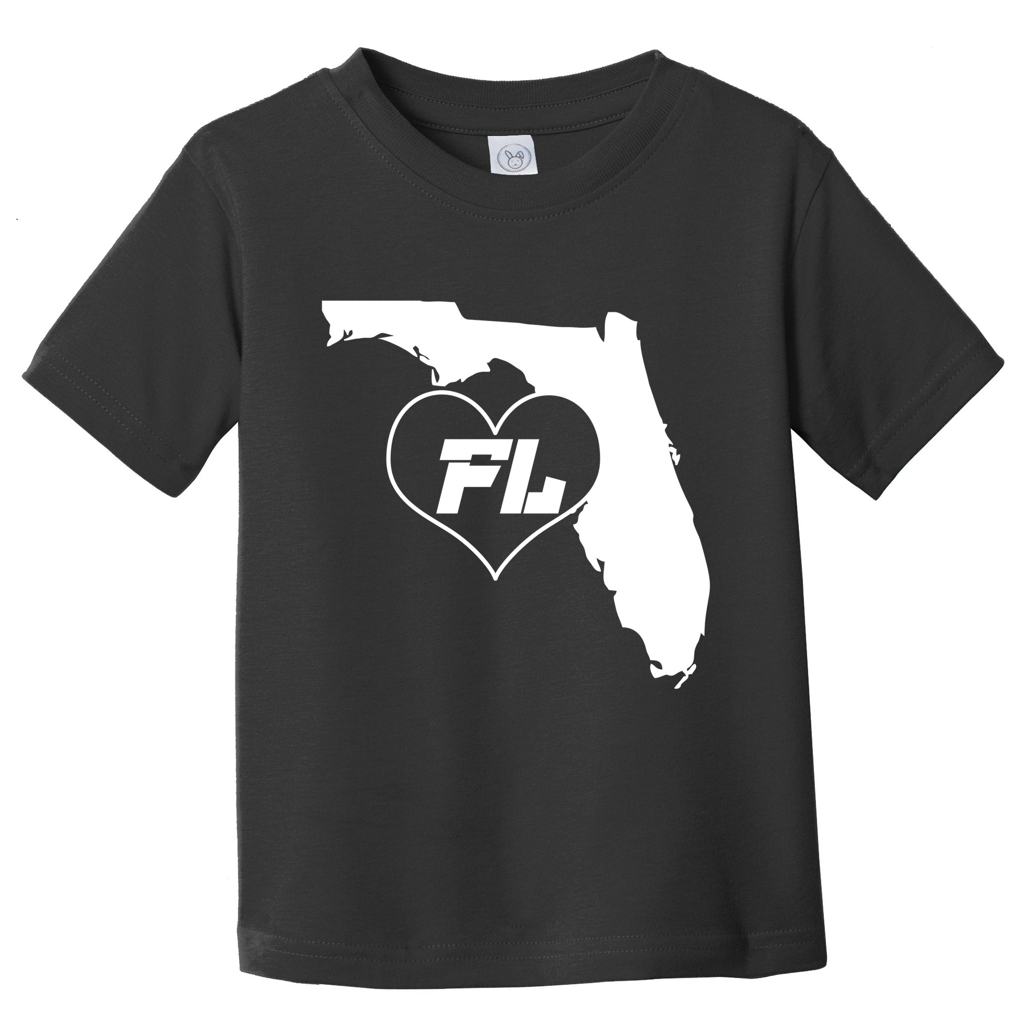 Florida State FL Heart Toddler T-Shirt