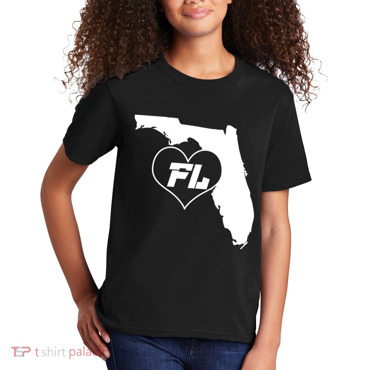Florida State FL Heart Kids T-Shirt