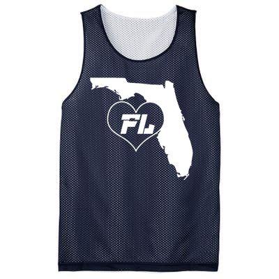 Florida State FL Heart Mesh Reversible Basketball Jersey Tank