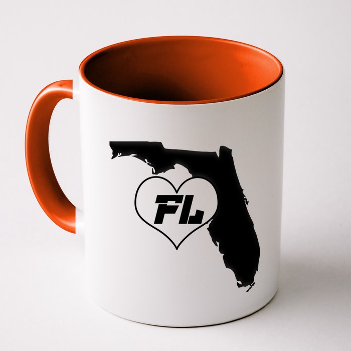 Florida State FL Heart Mug