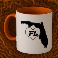 Florida State FL Heart Mug