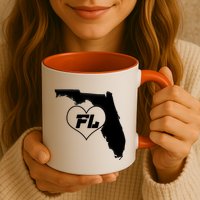 Florida State FL Heart Mug