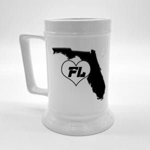 Florida State FL Heart Beer Stein