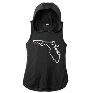 Florida State Home Heart Ladies PosiCharge Tri-Blend Wicking Draft Hoodie Tank