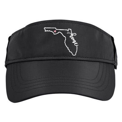 Florida State Home Heart Adult Drive Performance Visor