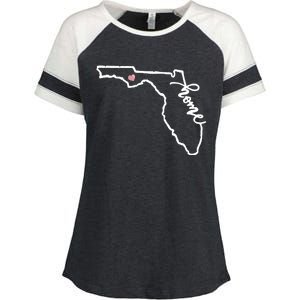 Florida State Home Heart Enza Ladies Jersey Colorblock Tee