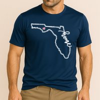 Florida State Home Heart Cooling Performance Crew T-Shirt