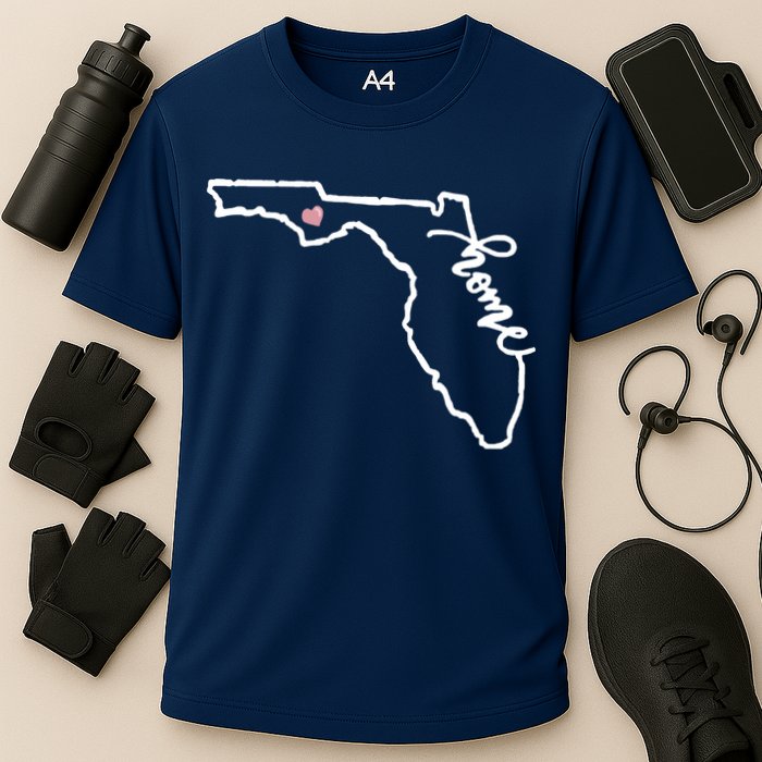 Florida State Home Heart Cooling Performance Crew T-Shirt