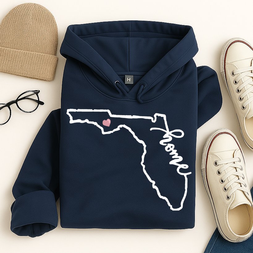 Florida State Home Heart Hoodie