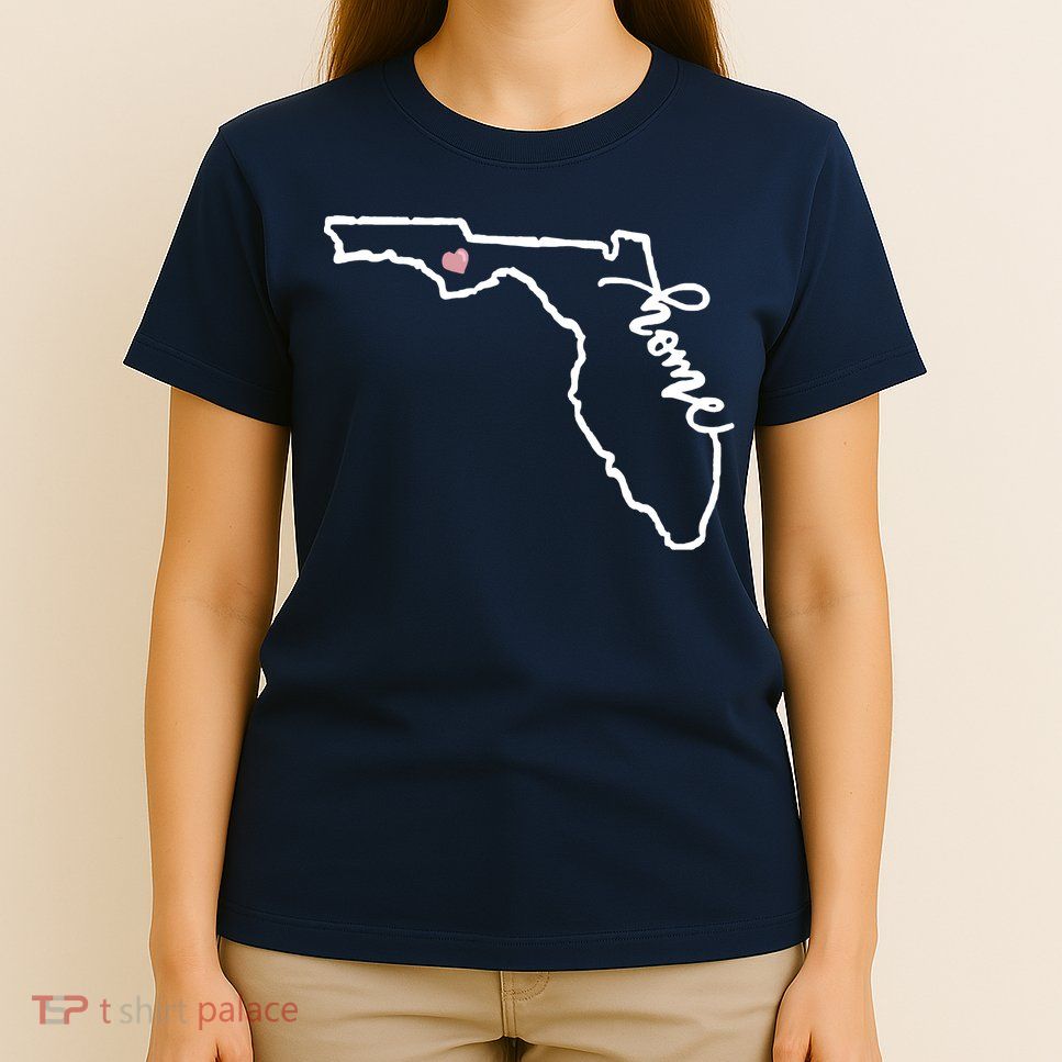 Florida State Home Heart T-Shirt