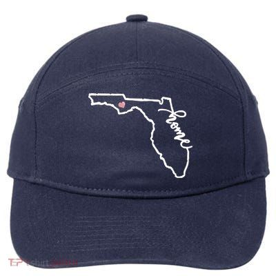 Florida State Home Heart 7-Panel Snapback Hat