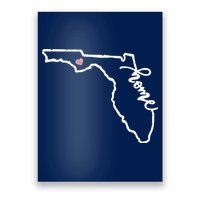 Florida State Home Heart Poster