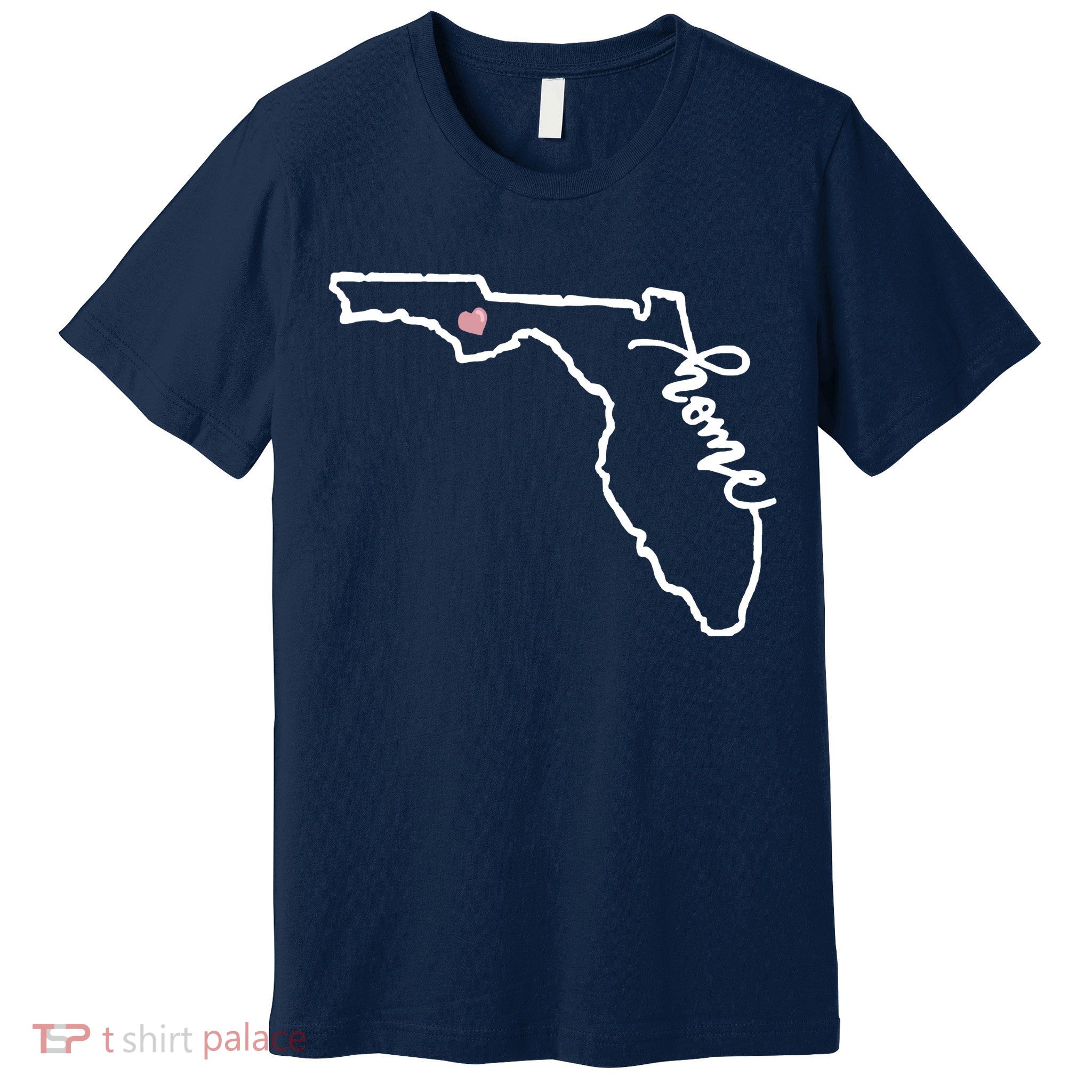 Florida State Home Heart Premium T-Shirt