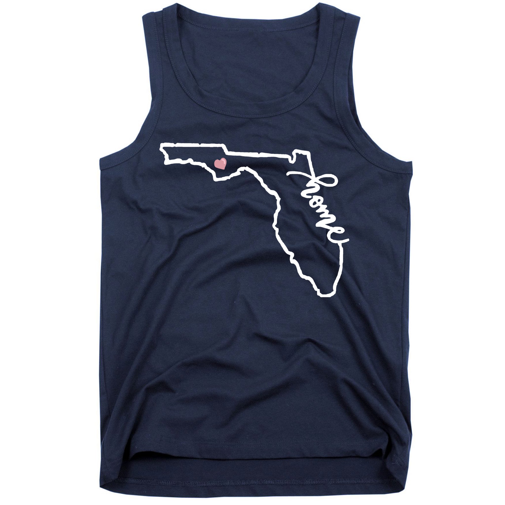 Florida State Home Heart Tank Top