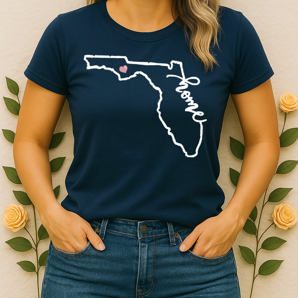 Florida State Home Heart Womens T-Shirt