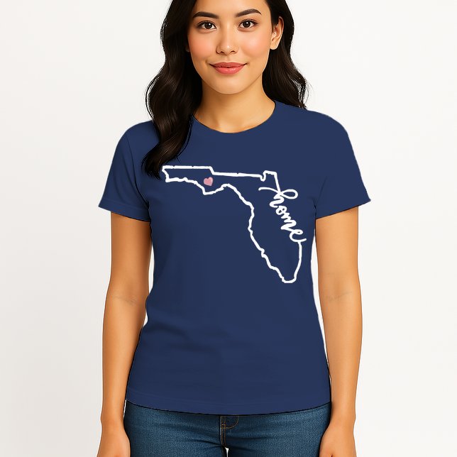Florida State Home Heart Womens T-Shirt