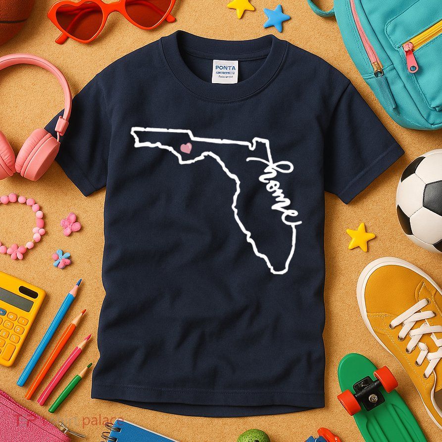 Florida State Home Heart Kids T-Shirt