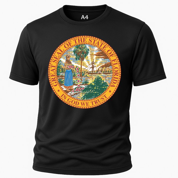 Florida State Seal Cooling Performance Crew T-Shirt