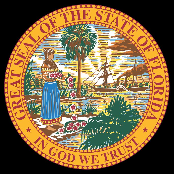 Florida State Seal 16 in Basic Backpack