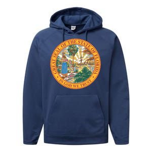 Florida State Seal Performance Fleece Hoodie